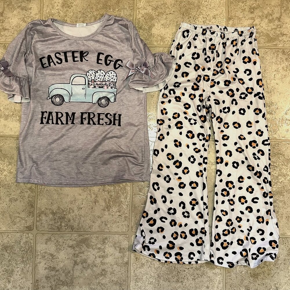 Girls Easter boutique outfit
